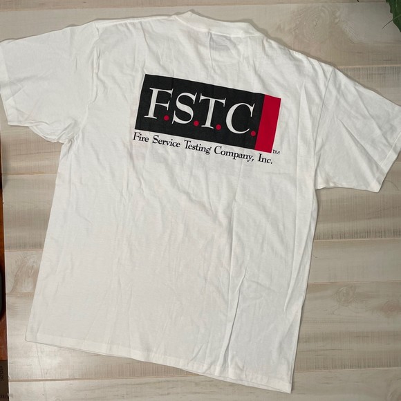 VTG Oneita “Just the facts man” Single Stitch Shirt Size XL - Picture 4 of 6